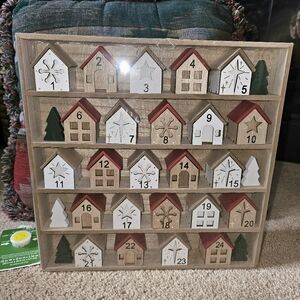 New. Holiday Home LED Countdown Christmas Advent Calender